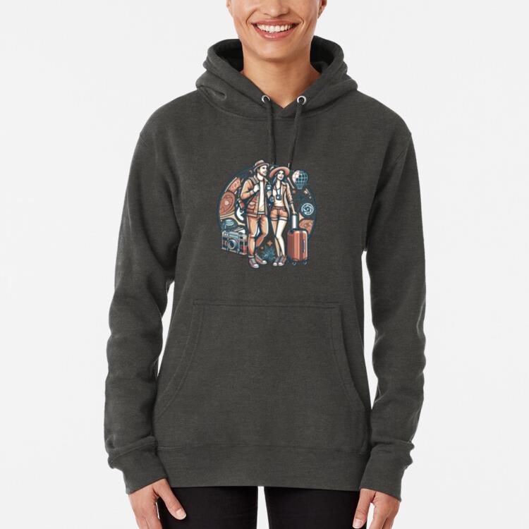 Bold Beautiful Camping Travelling Hoodie