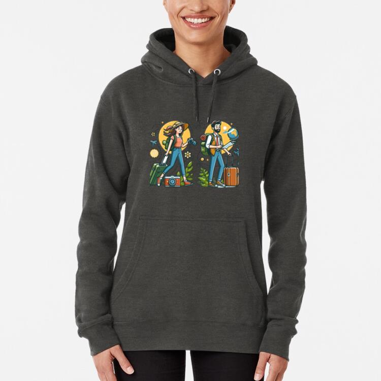 Bold Elegant Camping Travelling Hoodie