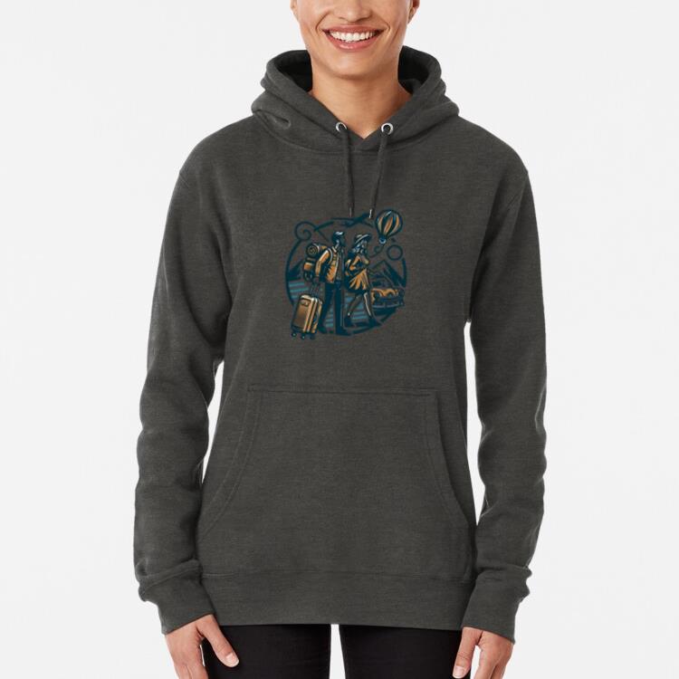 Bold Joyful Travelling Camping Hoodie