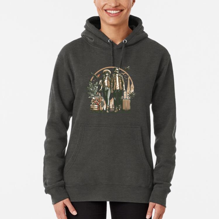 Bright Breezy Travelling Camping Hoodie