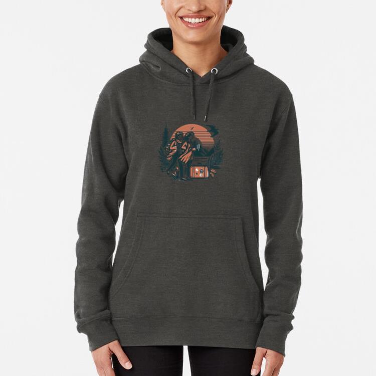 Bright Calm Travelling Camping Hoodie