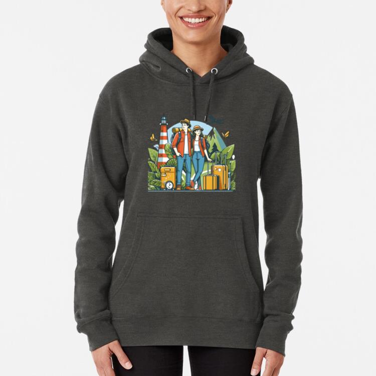 Calm Dazzling Camping Travelling Hoodie