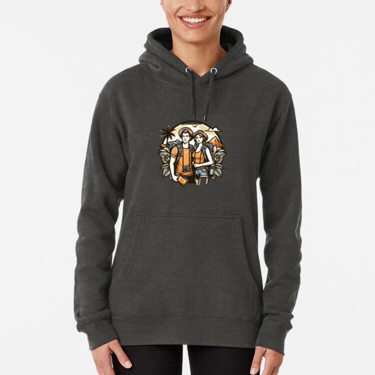 Charm Elegant Camping Travelling Hoodie