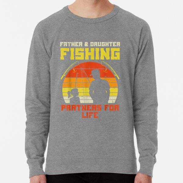 Father Daughter Fishing Partner For Life Retro Sweatshirt