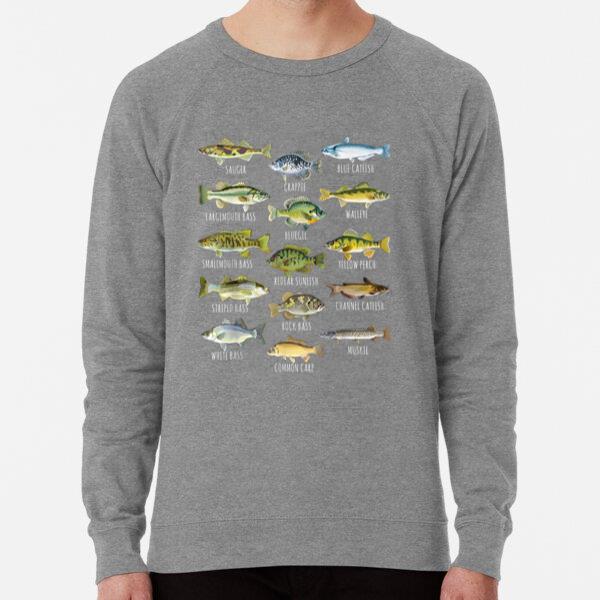 Fish Species Biology Types Of Freshwater Fishing Sweatshirt