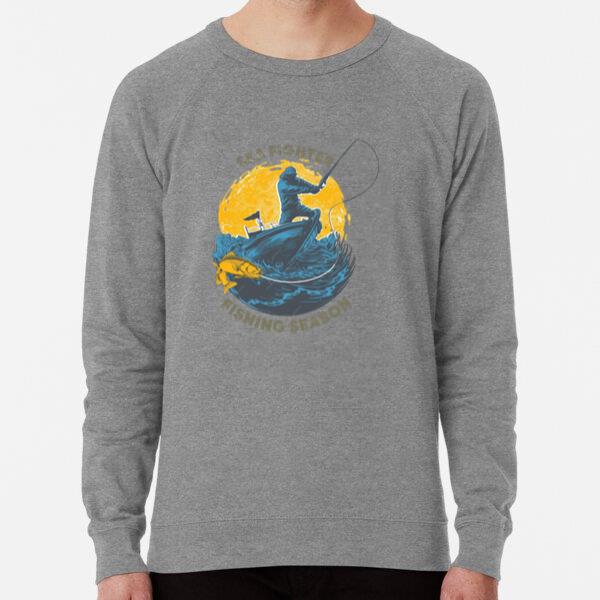 Fisherman Peaceful Artistic Fishing Sweatshirt