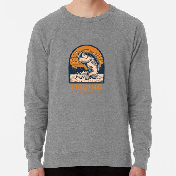 fishing logo design retro style Sweatshirt