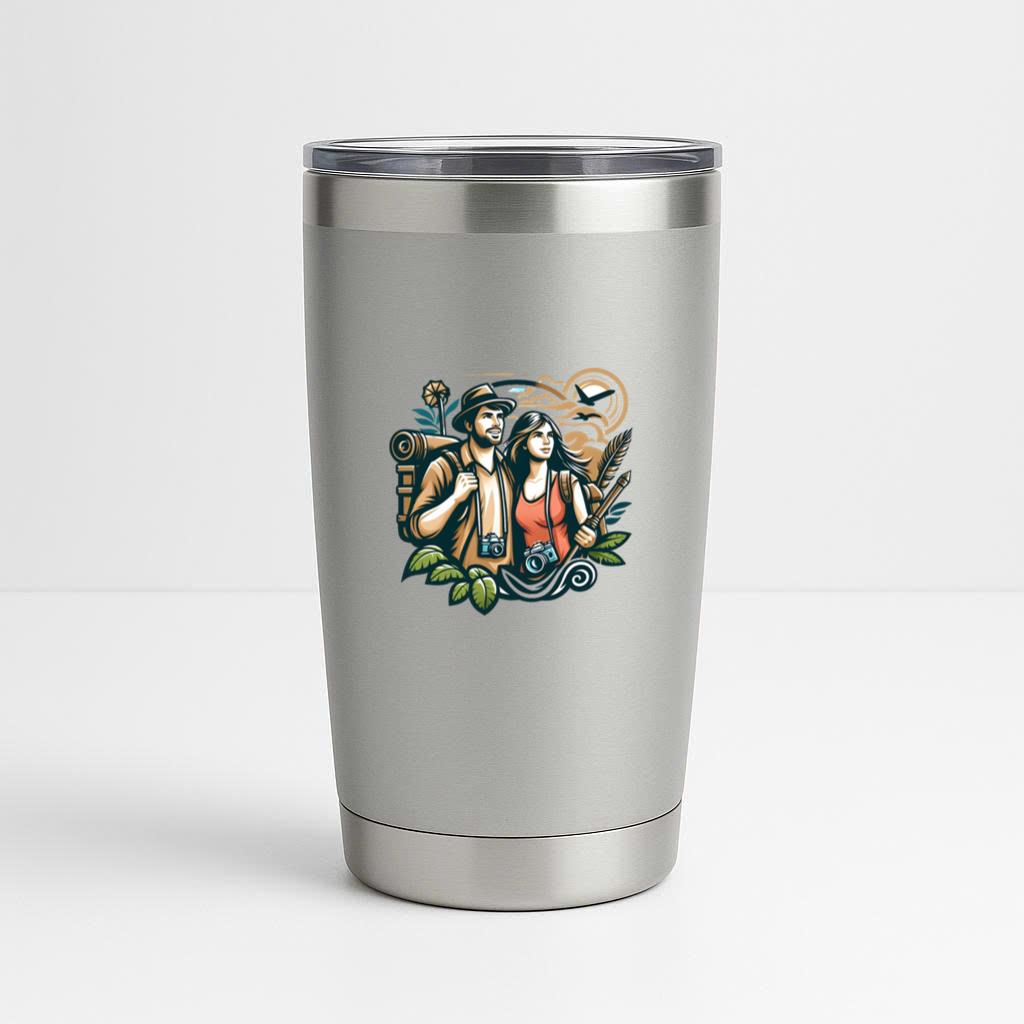Fresh Beautiful Camping Travelling Tumbler