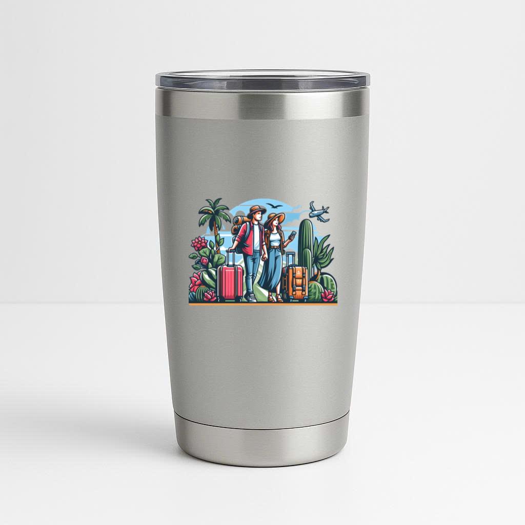 Fresh Breezy Camping Travelling Tumbler