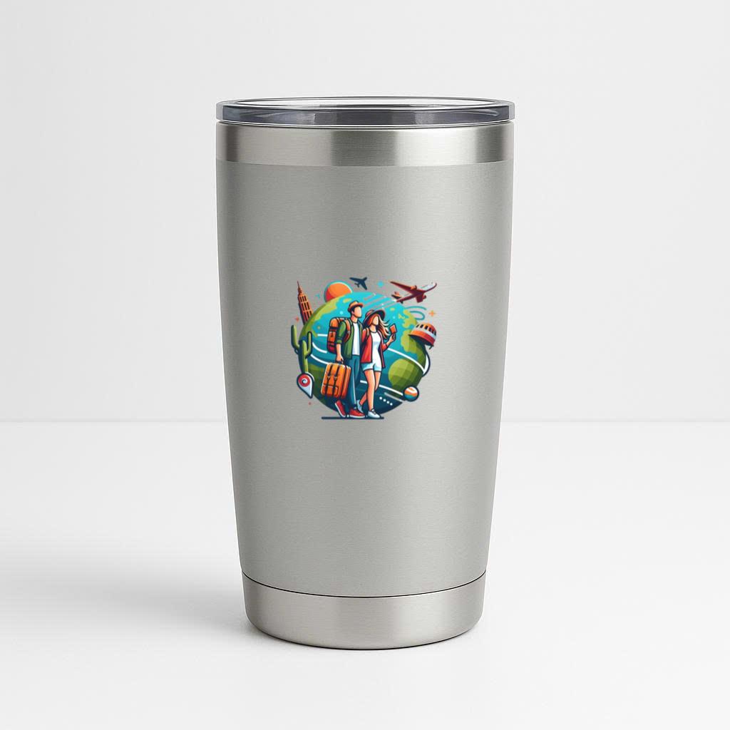 Gentle Joyful Camping Travelling Tumbler