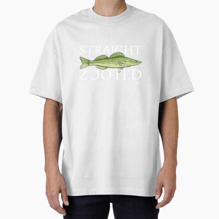 Straight Zooted Fishing Oversized T-Shirt