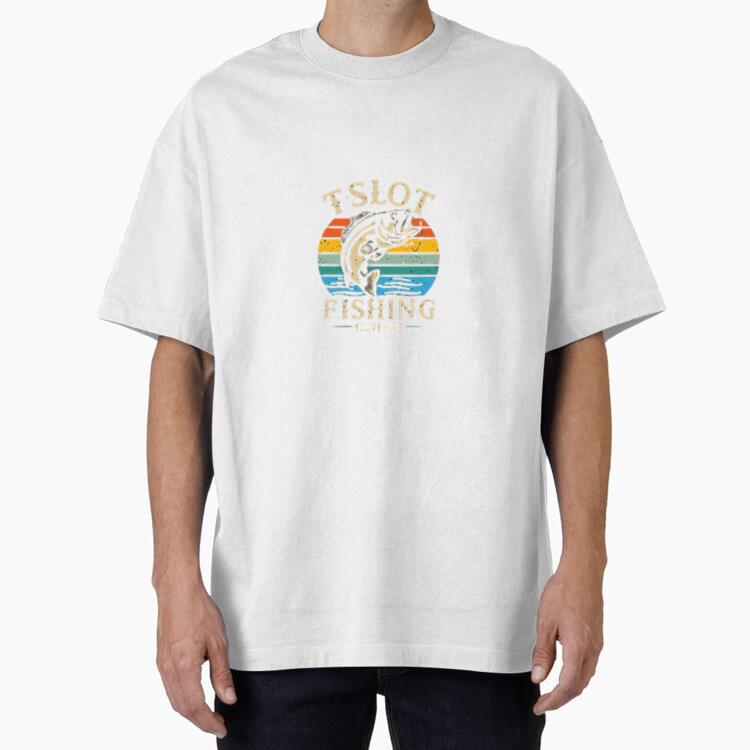 vector-fishing-t-shirt-design-260nw-2415598471 Oversized T-Shirt