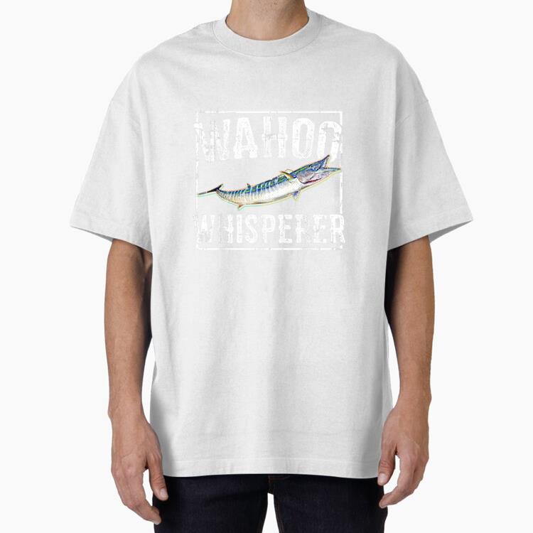 Wahoo Whisperer Deep Sea Fishing Oversized T-Shirt