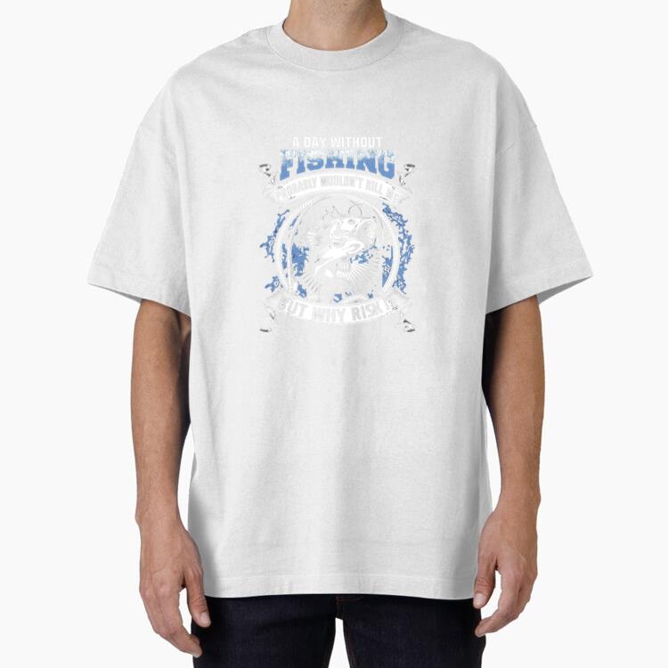 Woman Relaxed Vintage Fishing Oversized T-Shirt