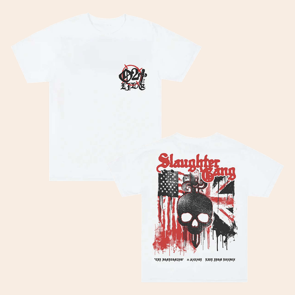 021 T-Shirt 21 Savage Merch Father's Day Presents For Son Birthday Gifts For Besties