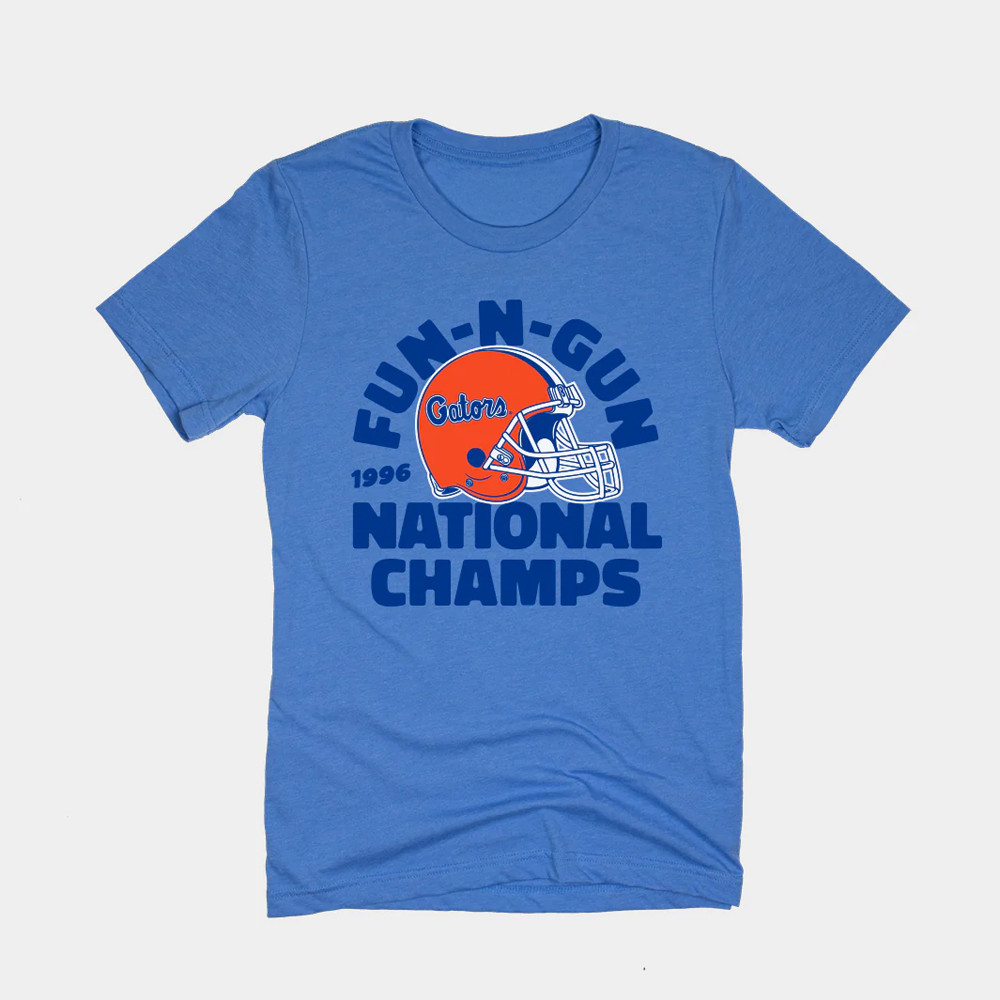 1996 Fun-n-Gun Gators Football T-Shirt Gifts For Fans