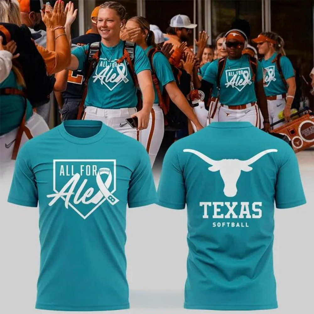 2025 All For Alex Texas Softball Special T-Shirt Gifts For Softball Lovers