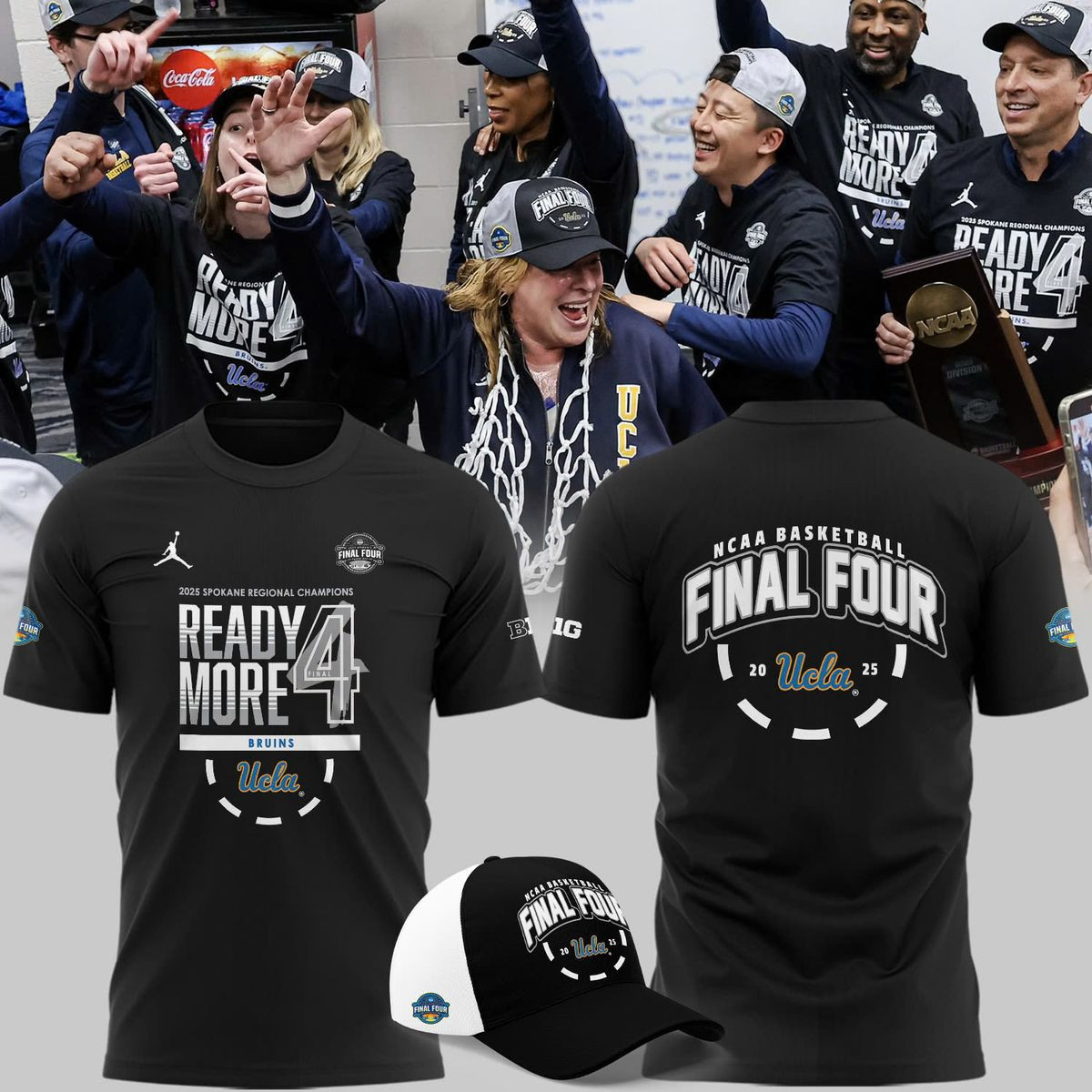 2025 Final Four Regional Champions Locker Room Bruins T-Shirt Gifts For Dad