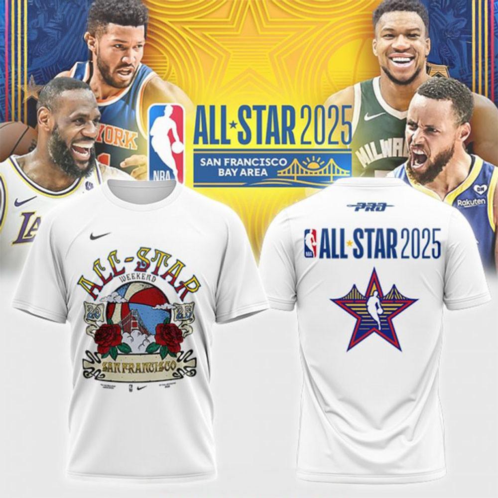 2025 NBA All Star Game San Francisco T-Shirt NBA Merch Gift Ideas For Husband