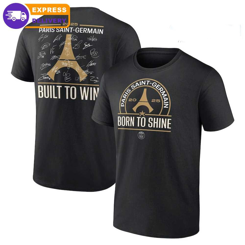 2025 Paris Saint-Germain Champions Shirt PSG Merch Build To Win T-Shirt