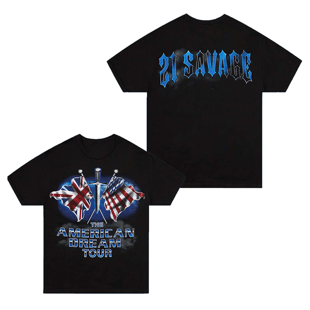 21 Savage Merch Adt Flag T-Shirt Father's Day Presents For Dad To Be
