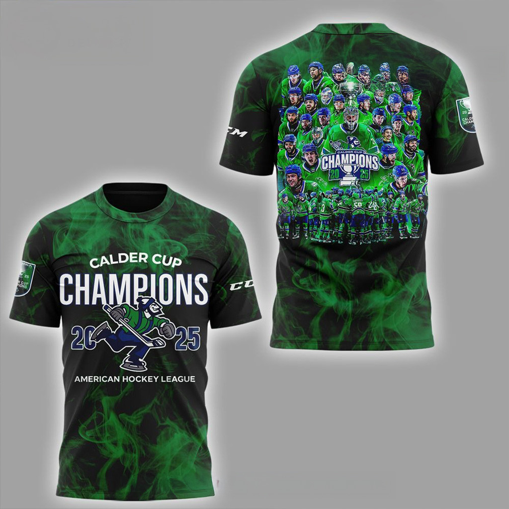 Abbotsford Canucks AHL 2025 Calder Cup Champions Premium Shirt Abbotsford Canucks Merch