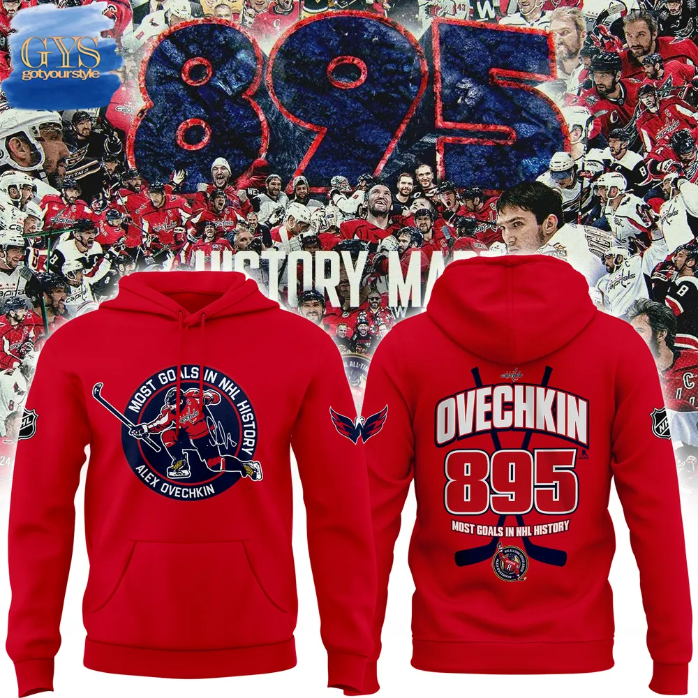 Alex Ovechkin Washington Capitals NHL All-Time Leading Goal Scorer Hoodie Gift For Sport Music Fans