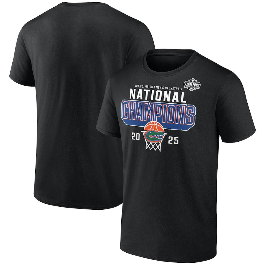 Black Florida Gators 2025 NCAA Mens Basketball National Champions Core T-Shirt Gifts For Fans