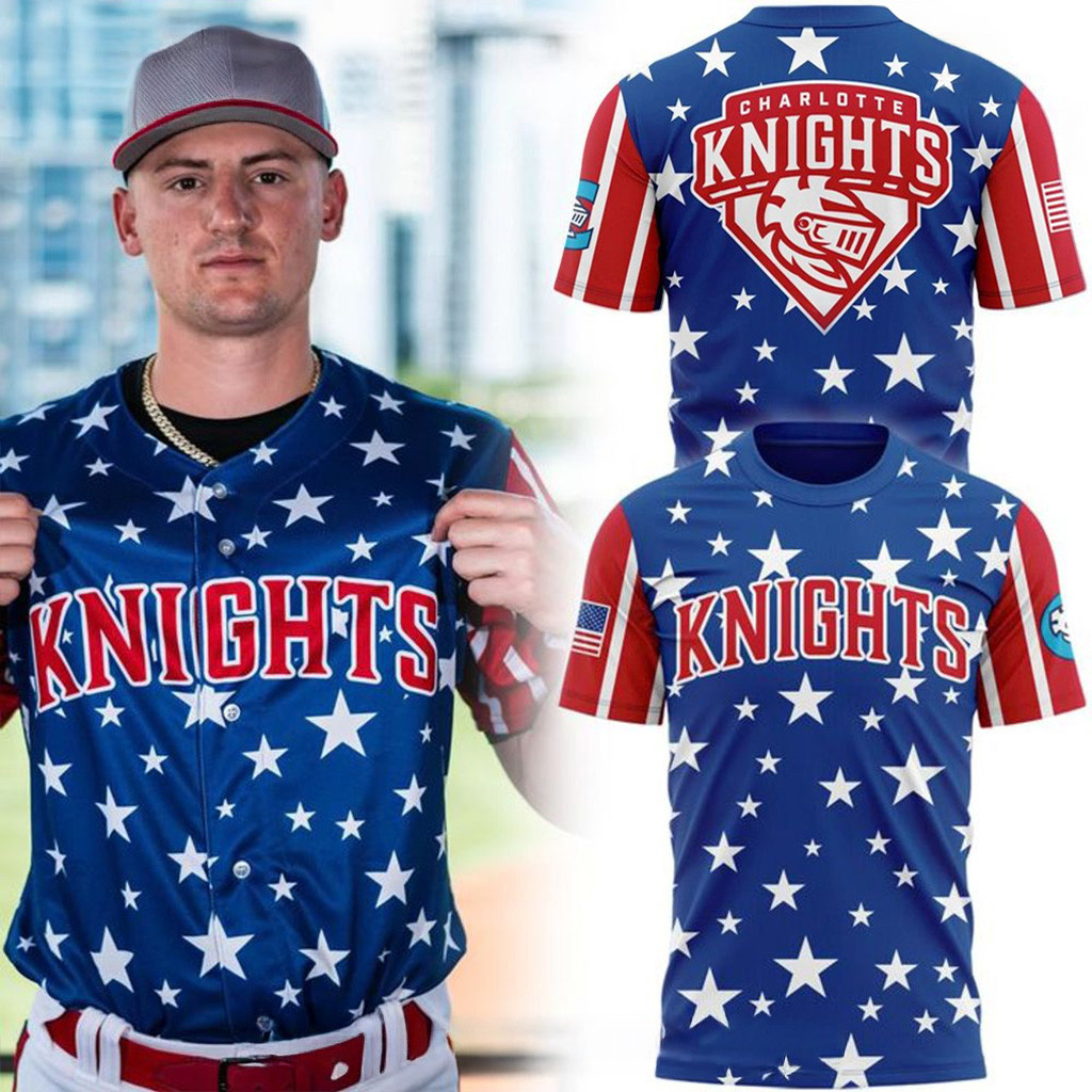 Charlotte Knights Independence Day 2025 T-Shirt Charlotte Knights Merch Gifts For Fans