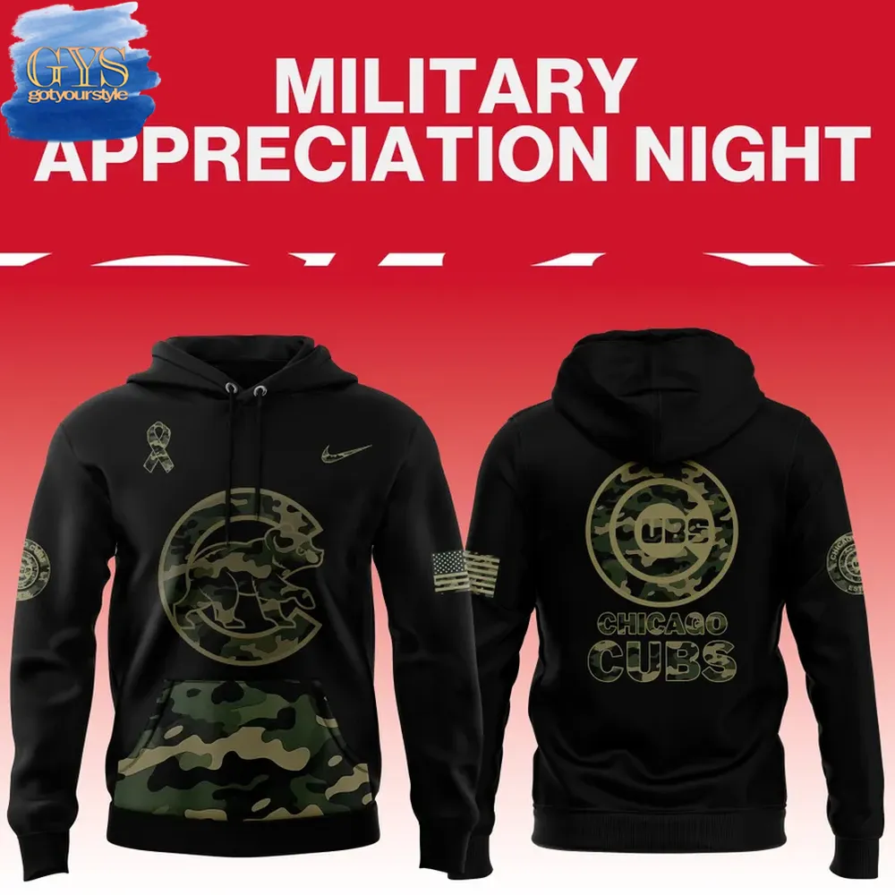 Chicago Cubs 2025 Military Night Premium Limited Edition Hoodie Gift For Sport Music Fans