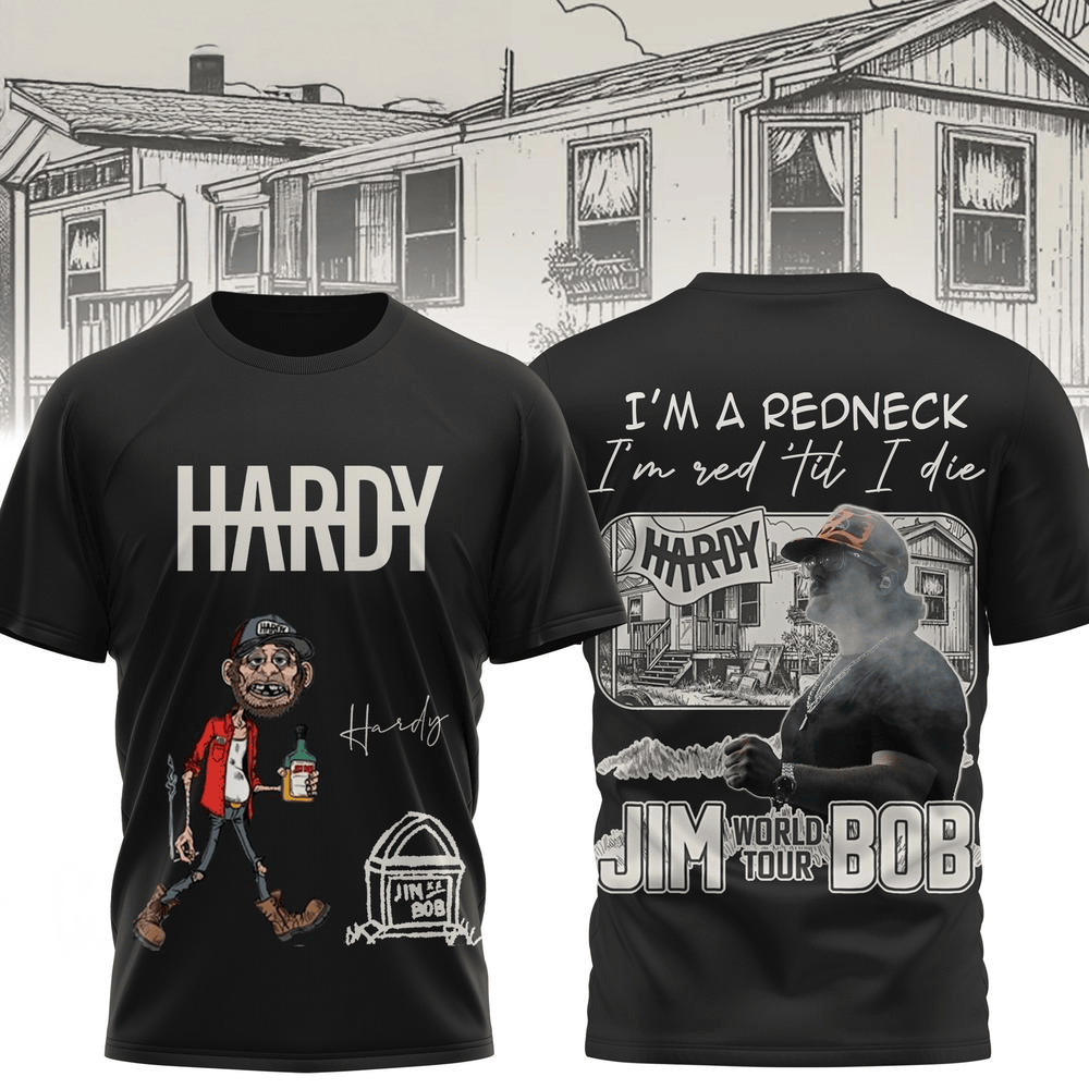Hardy Jim Bob World Tour Limited Edition T-Shirt Hardy Merch Best Father's Day Gifts