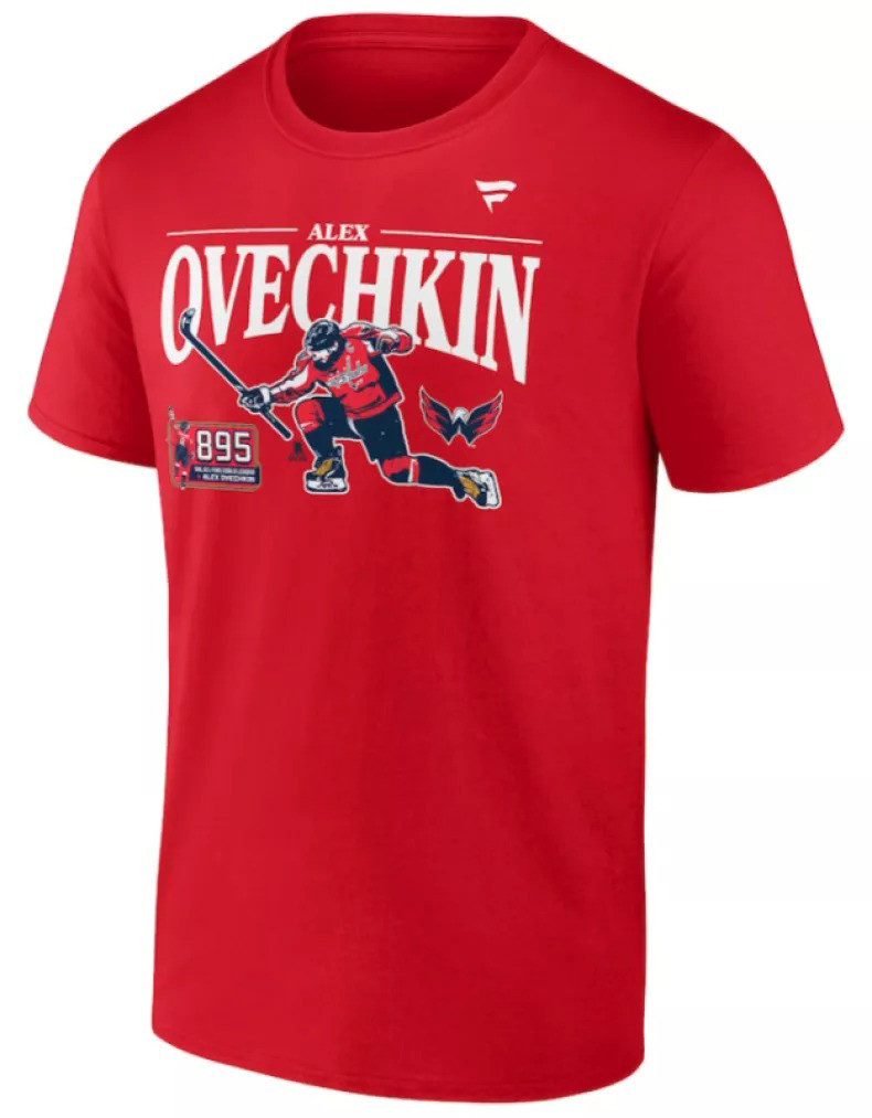 How to Buy Alex Ovechkin NHL All-Time Goals Leader Merchandise Shop 895 T-Shirts Hats Pucks Memorabilia1