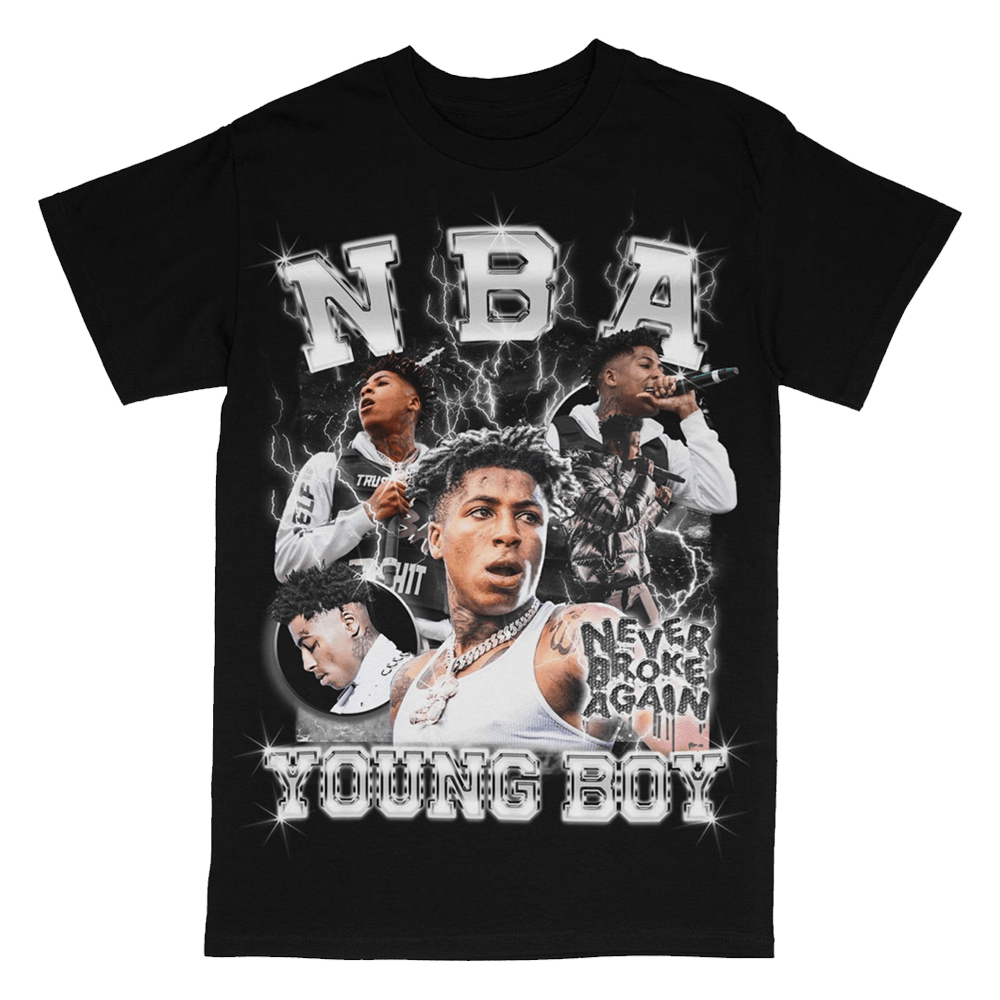 Never Broke Again Merch YoungBoy NBA T-Shirt Hip Hop Rap Shirt Awesome Fathers Day Gifts