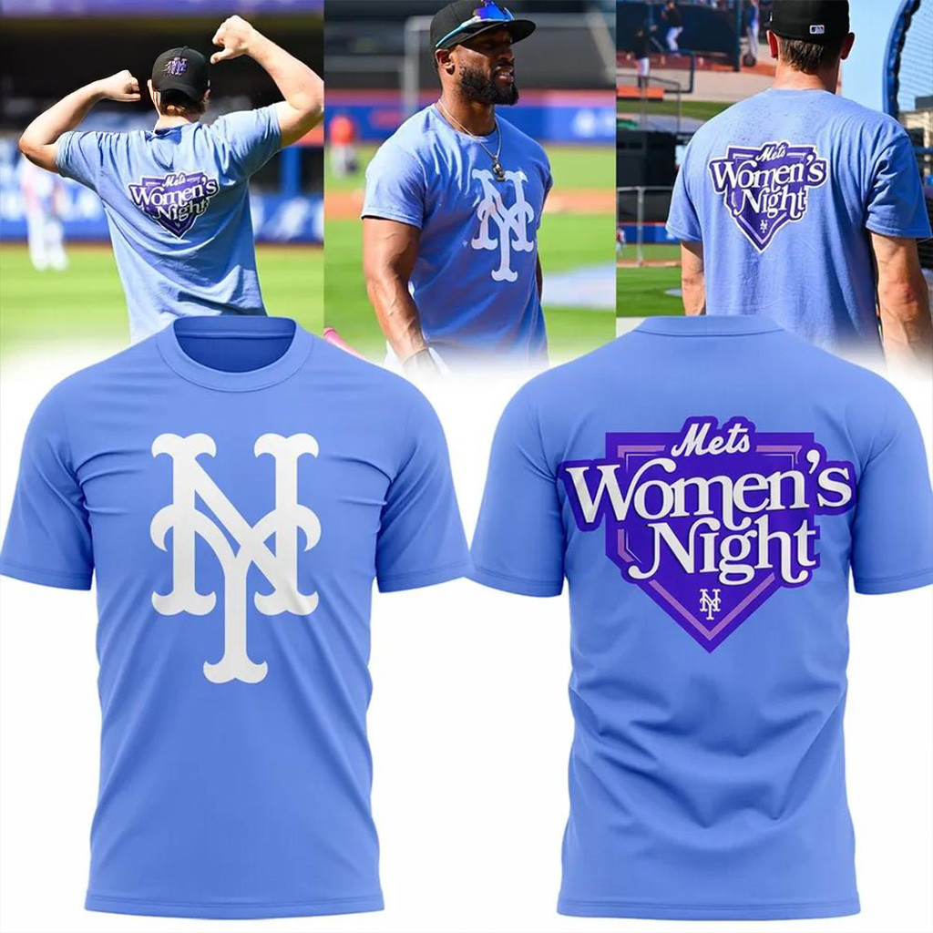 New York Mets Women's Night T-Shirt New York Mets Merch Gifts For Baseball Fans