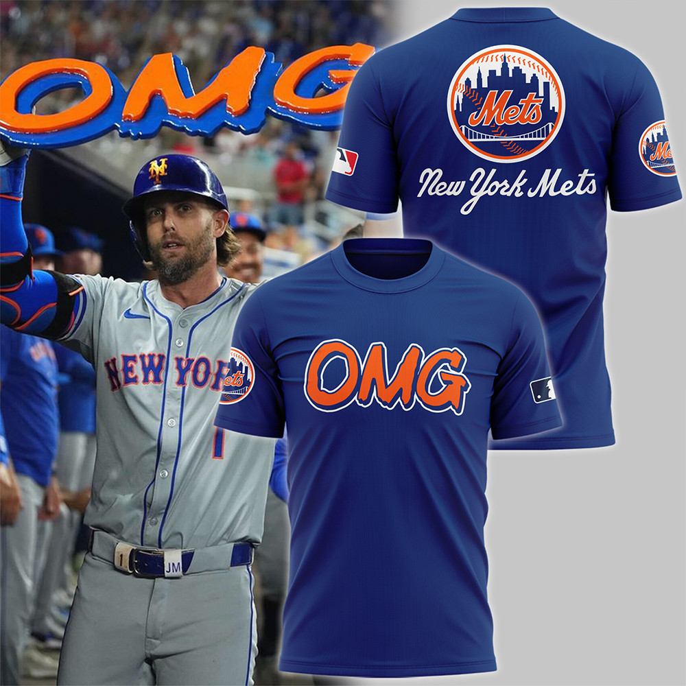 OMG New York Mets T-Shirt Baseball Player Gift Ideas