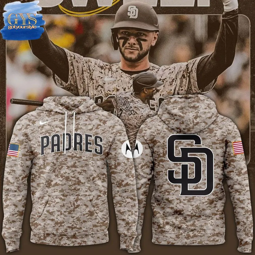 San Diego Padres City Connect Military Limited Edition Hoodie Gift For Sport Music Fans