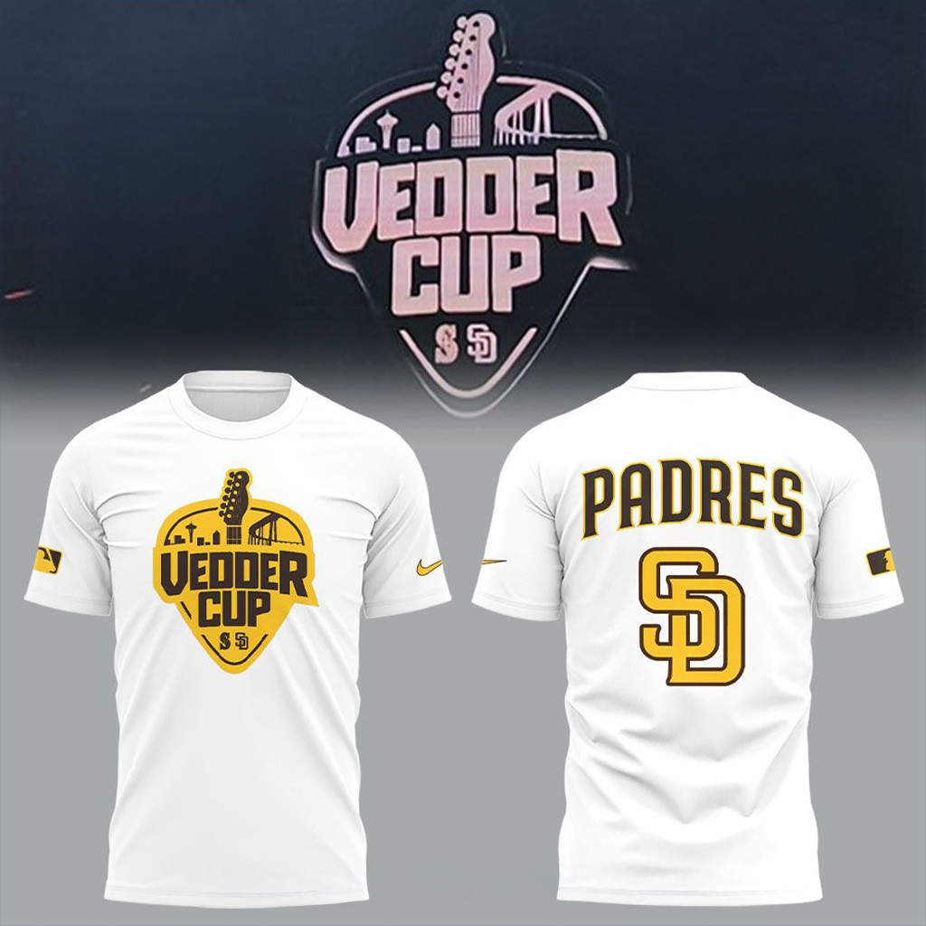 San Diego Padres x Vedder Cup 2025 Shirt Padres Merch Gifts For Fans