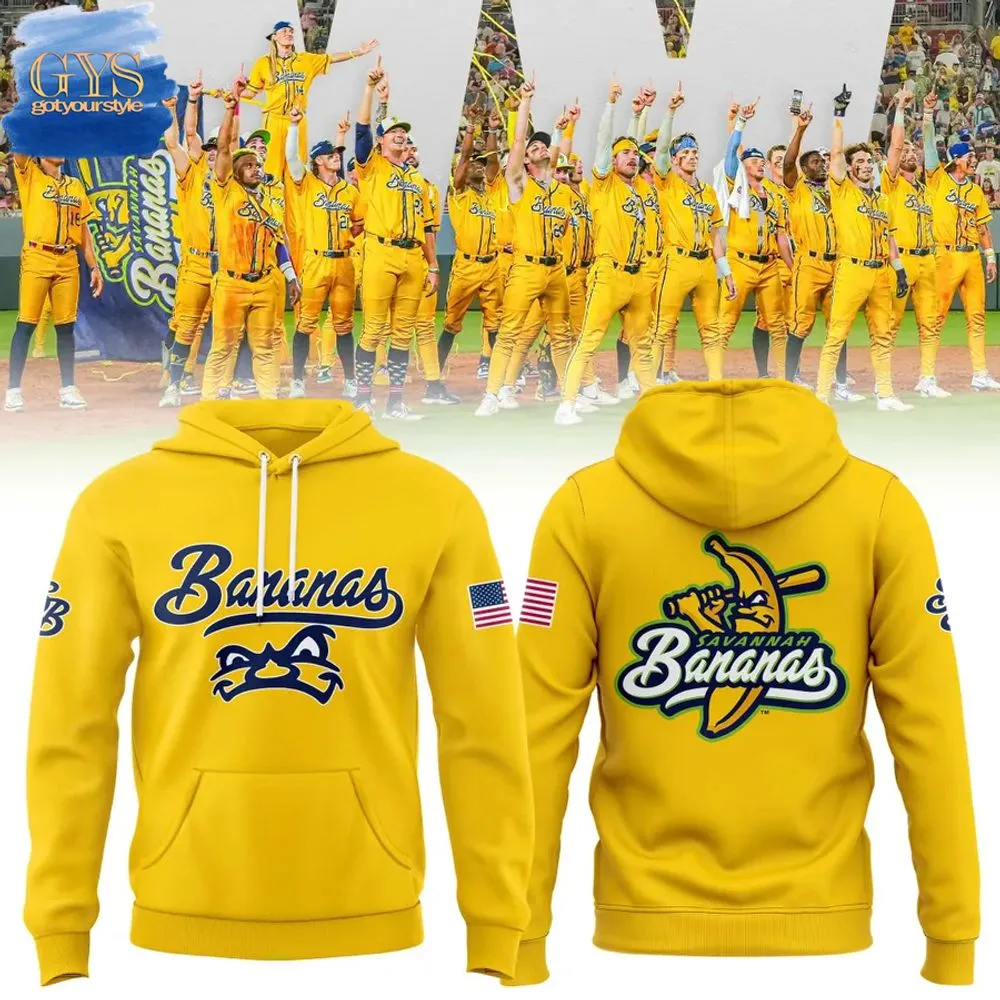 Savannah Bananas Team Uniform Limited Edition Hoodie Gift For Sport Music Fans