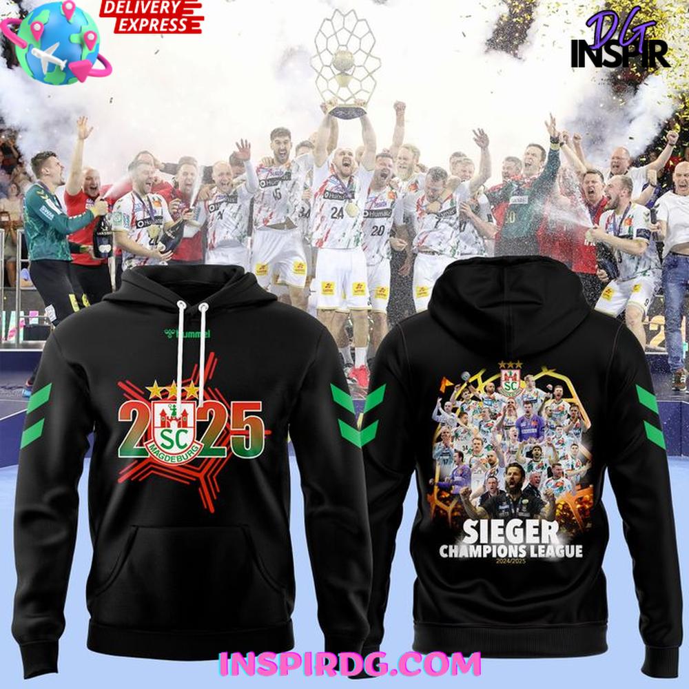SC Magdeburg EHF Champions League 2024-25 Hoodie Gift For Sport Music Fans