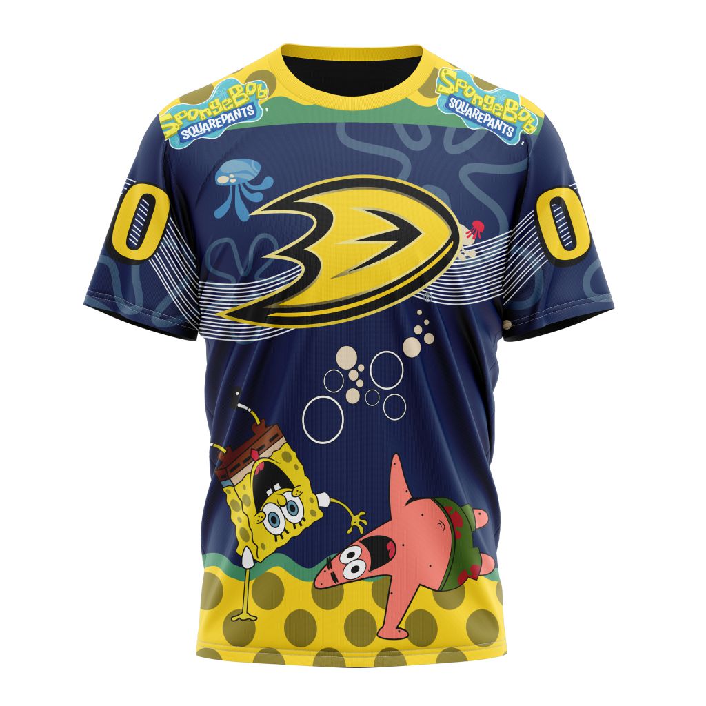 T-shirt Anaheim Ducks | Specialized Jersey With SpongeBob