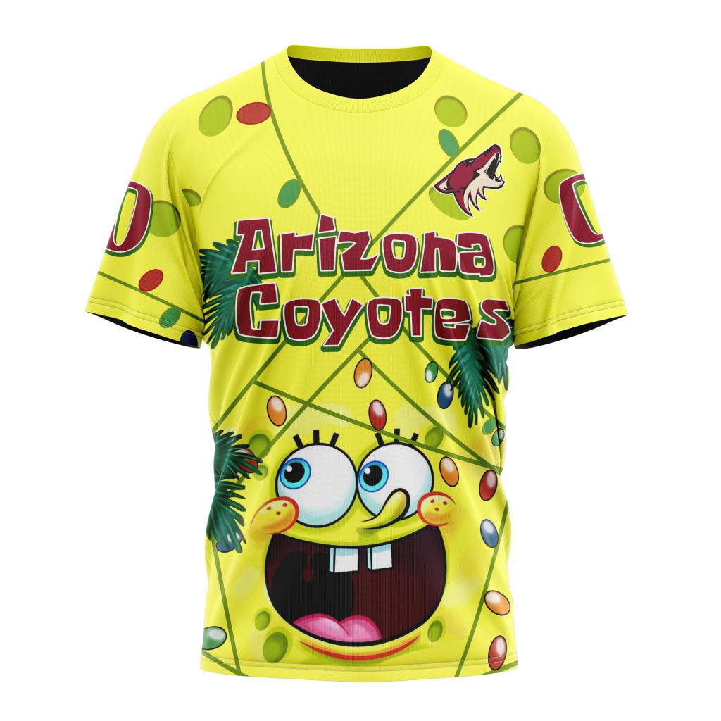 T-shirt Arizona Coyotes | Specialized Jersey With SpongeBob V0122