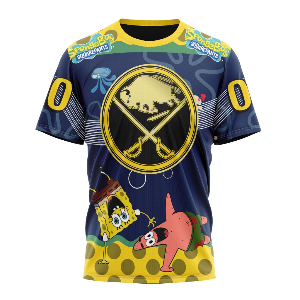 T-shirt Buffalo Sabres | Specialized Jersey With SpongeBob