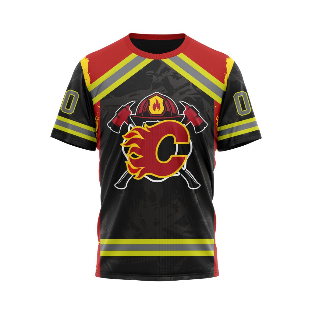 T-shirt Calgary Flames | Honnor Firefighter V0322
