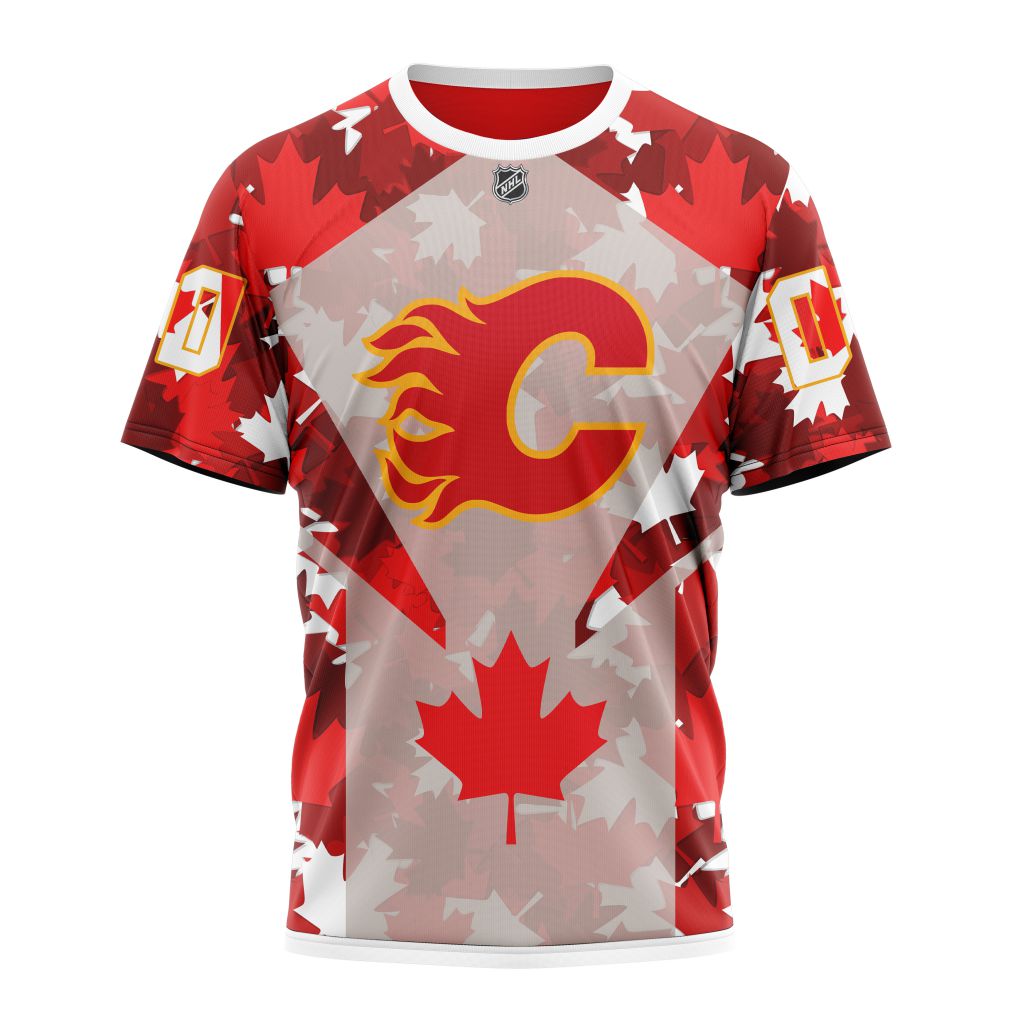 T-shirt Calgary Flames | Special Concept For Canaday Day ST2201