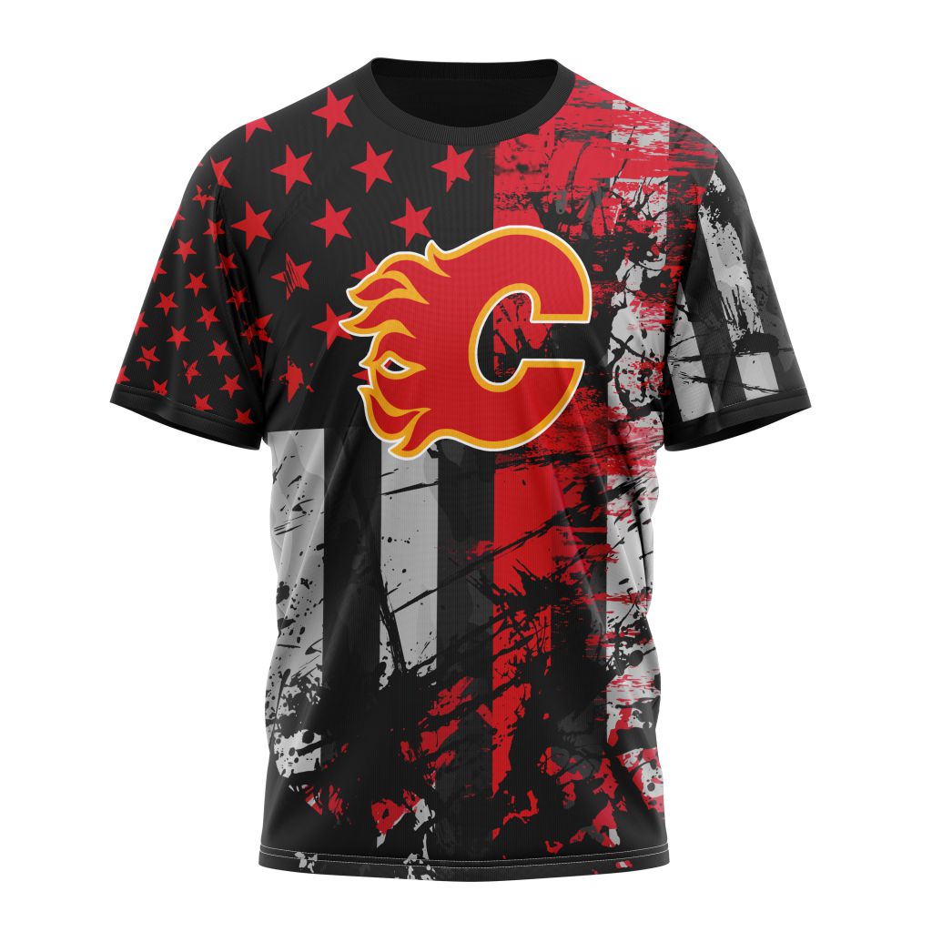 T-shirt Calgary Flames Specialized Jersey For America