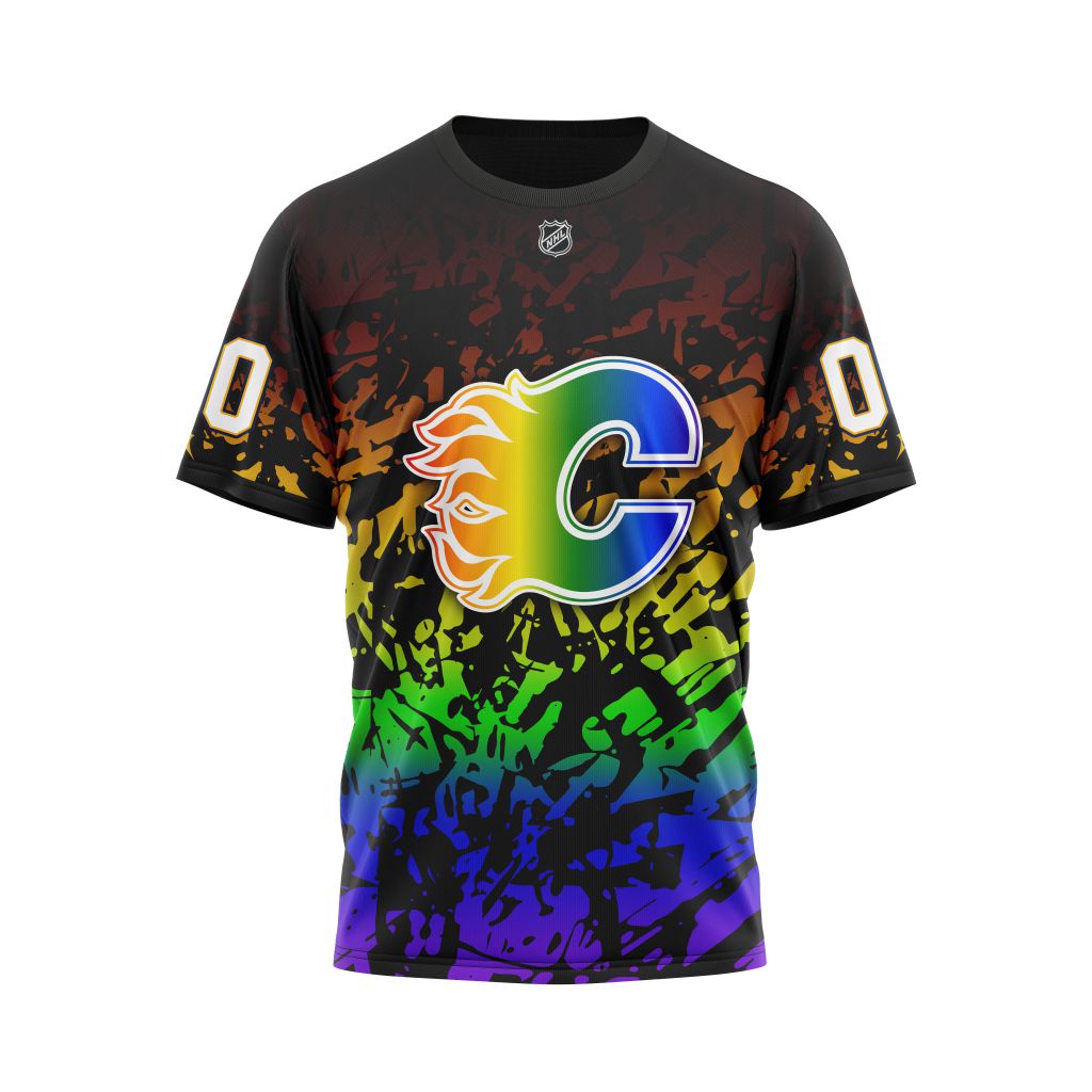 T-shirt Calgary Flames | Specialized New Pride Jersey V0422