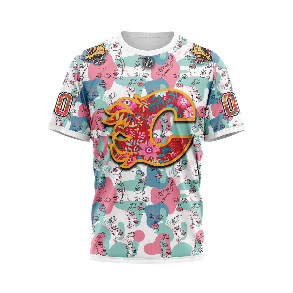 T-shirt Calgary Flames | Specialized Women ArtWork For Mother Day V0122