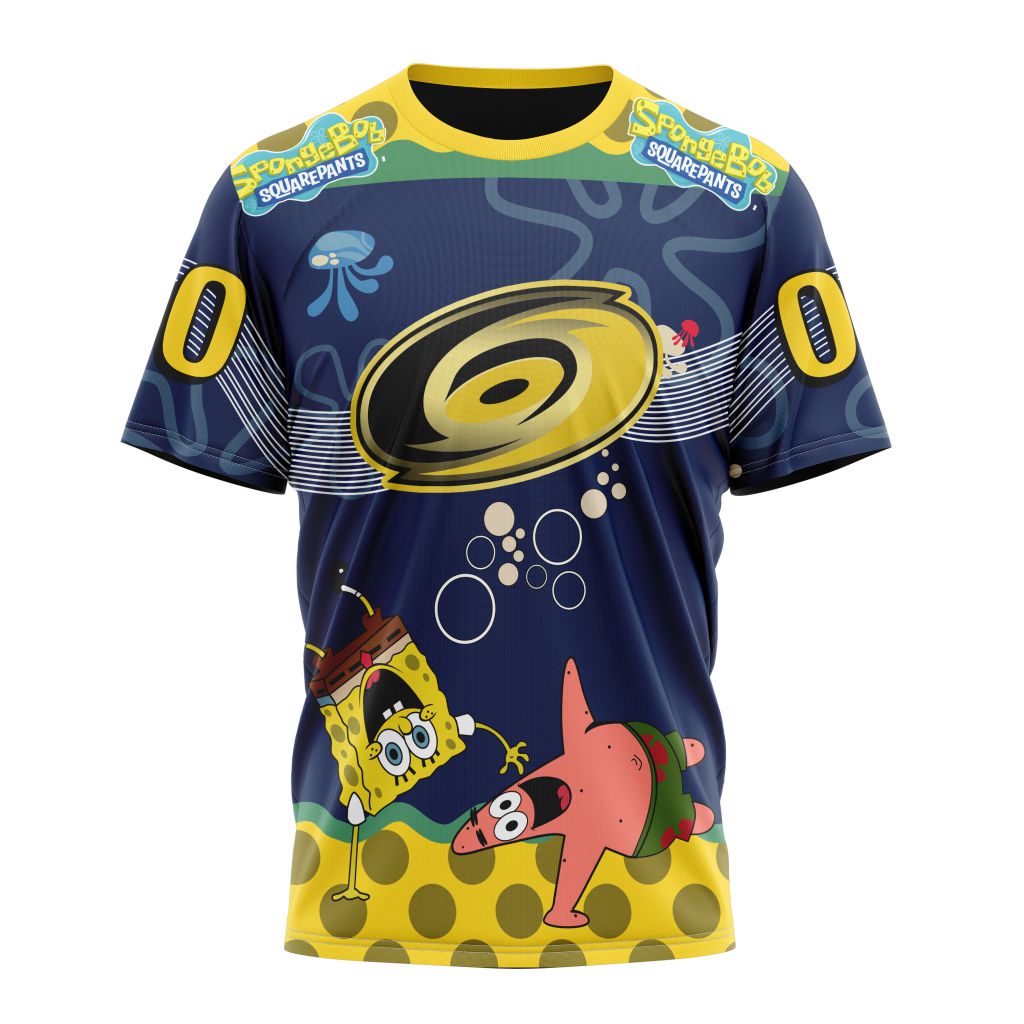 T-shirt Carolina Hurricanes | Specialized Jersey With SpongeBob