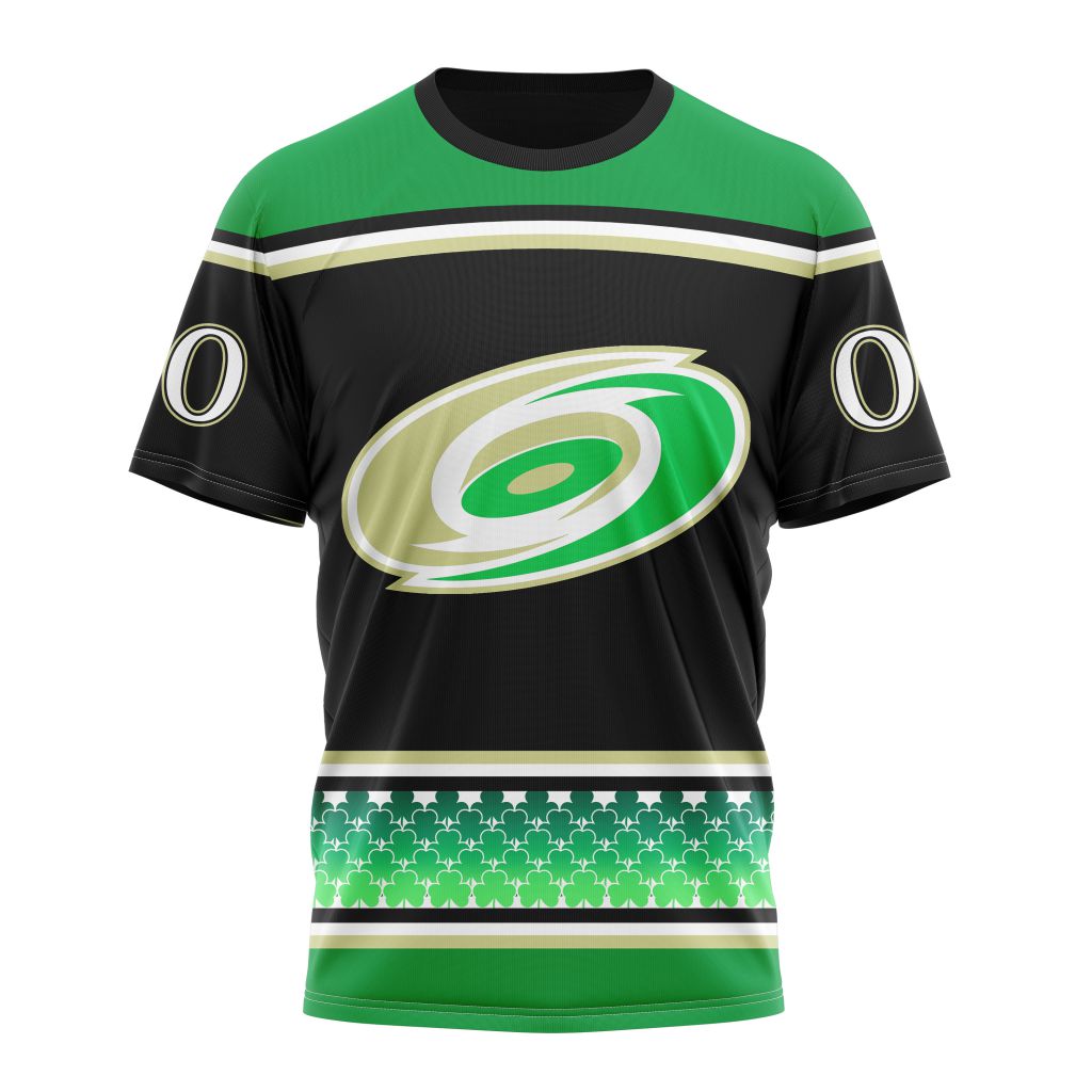 T-shirt Carolina Hurricanes | Specialized Unisex Kits Hockey Celebrate St Patrick's Day V0122