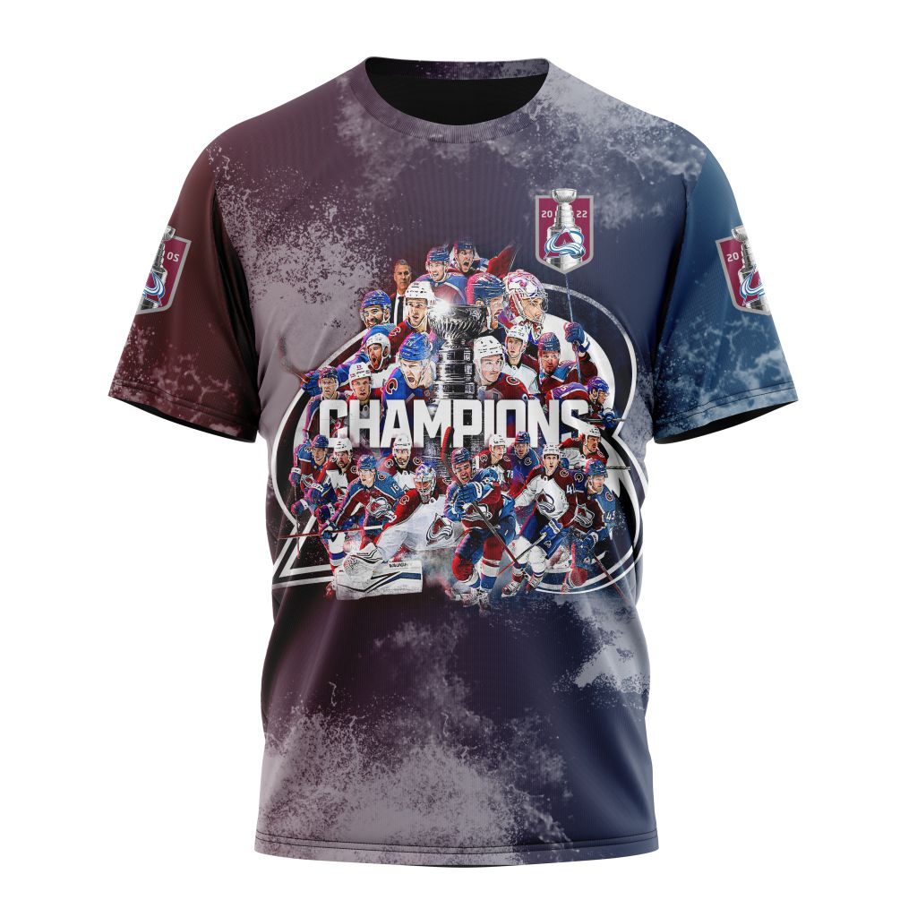 T-shirt Colorado Avalanche 2022 Stanley Cup Champions